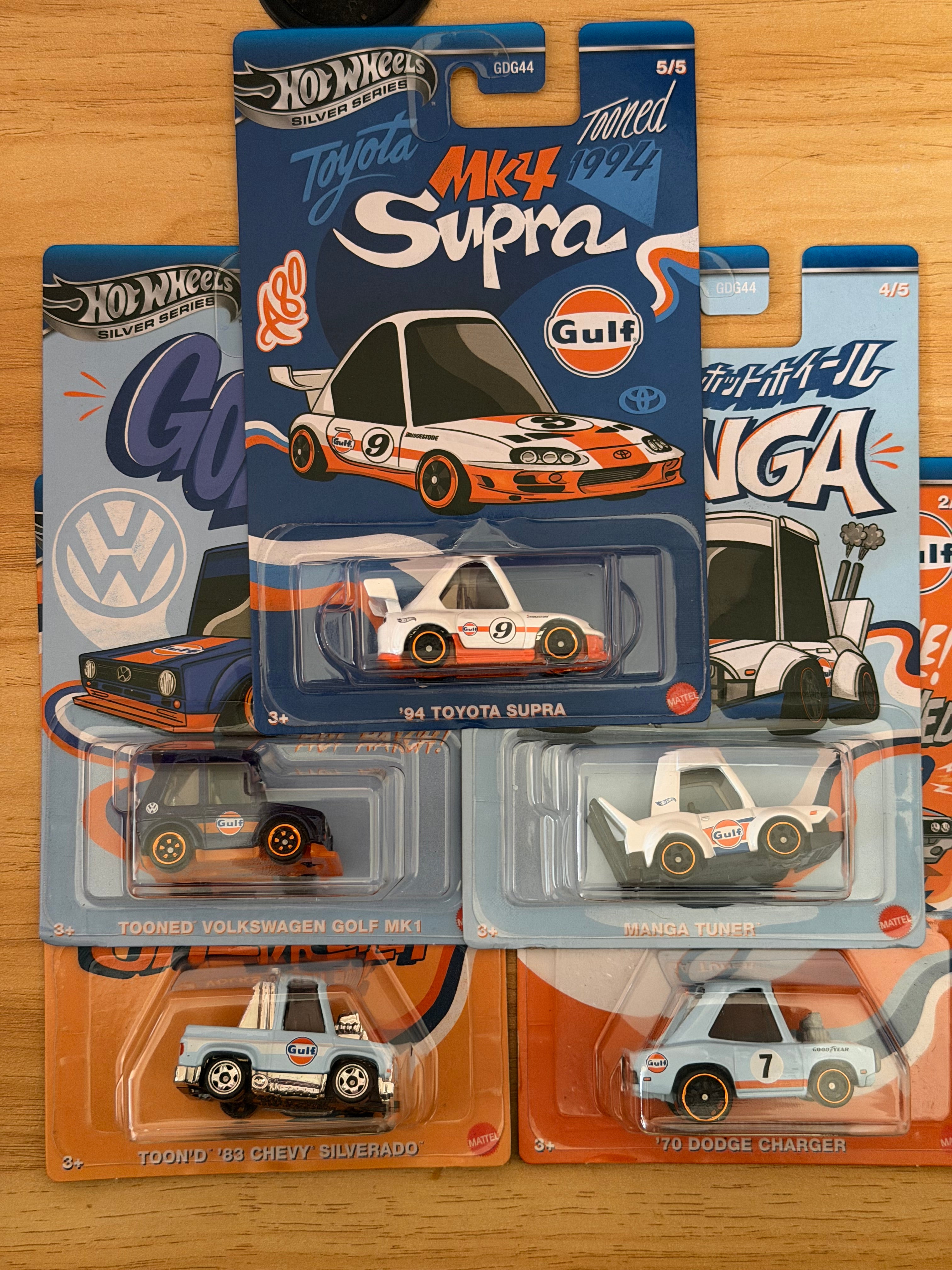 Hot Wheels – Colección Silver Series Gulf | Set Completo