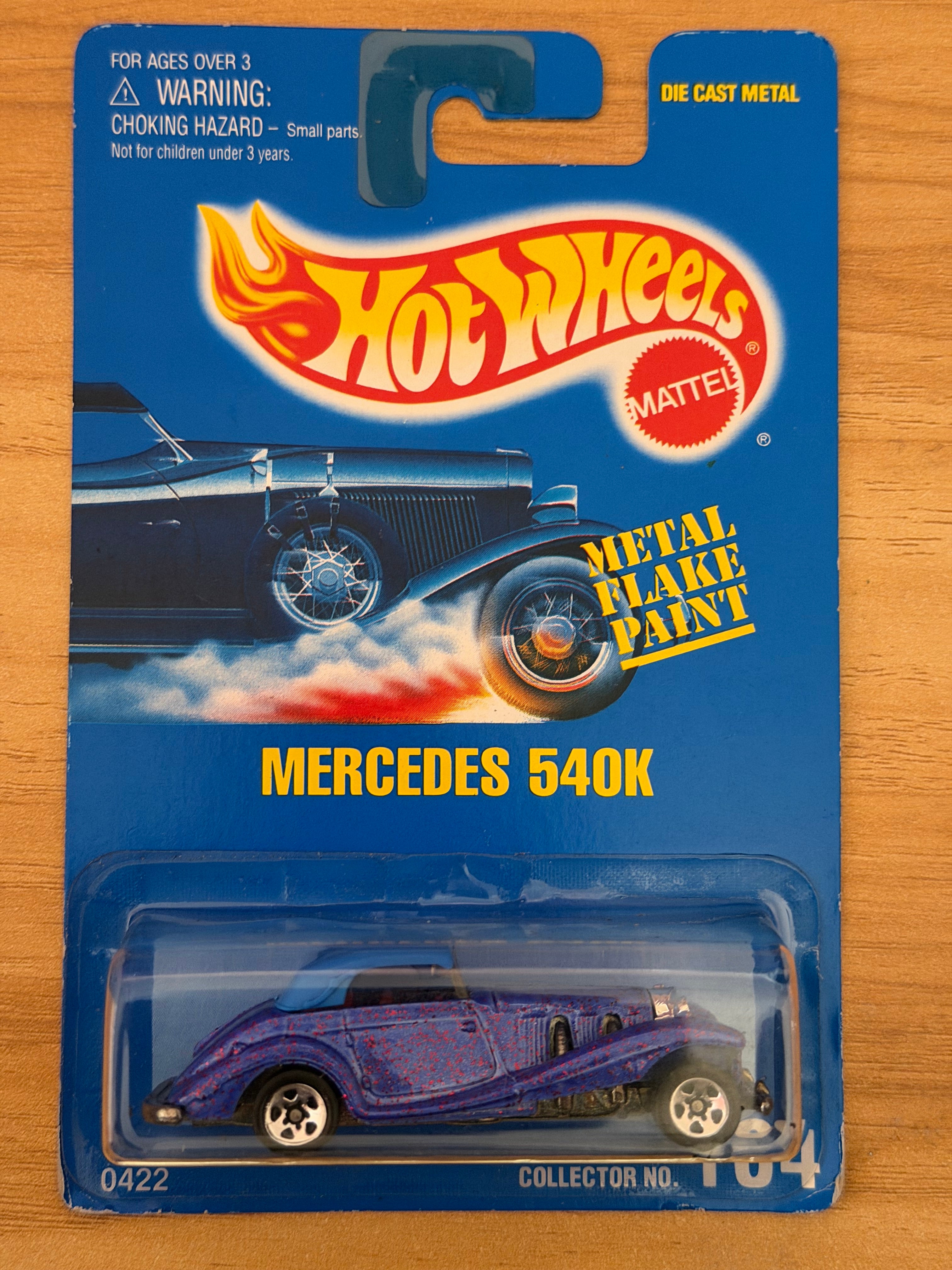 Hot Wheels – Mercedes-Benz 540K (Metal Flake) | Clásico