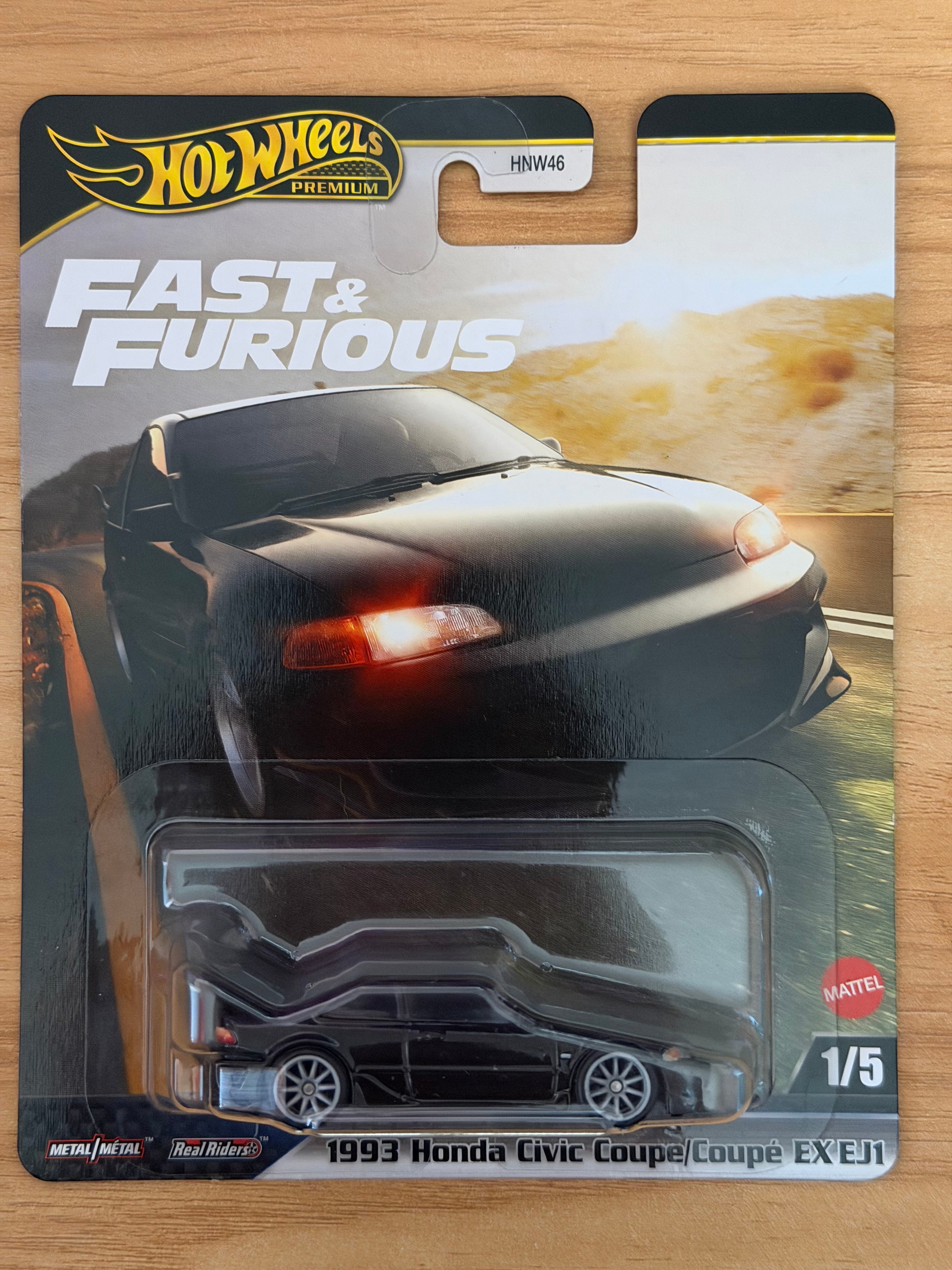 Hot Wheels Premium – 1993 Honda Civic Coupe EJ1 | Fast & Furious