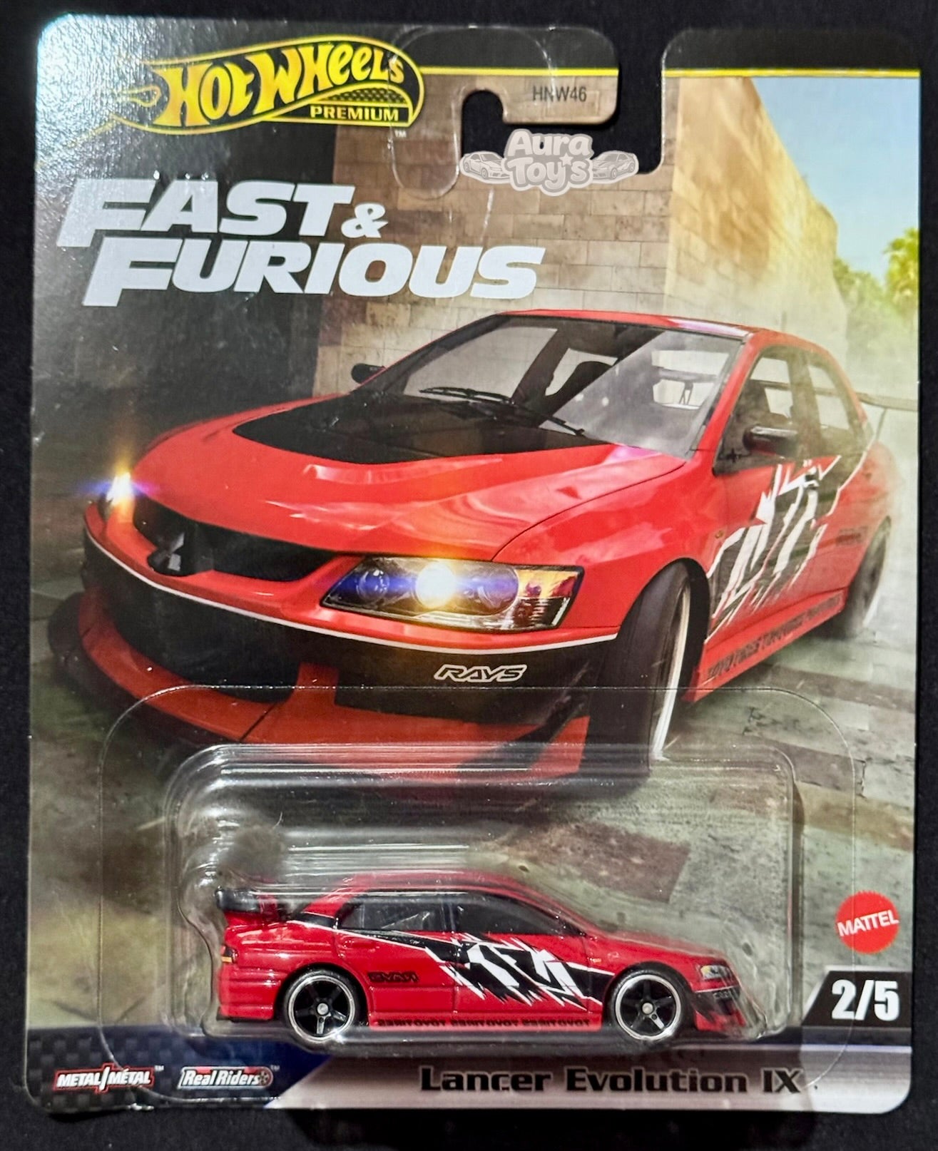 Hot Wheels Premium – Mitsubishi Lancer Evolution IX | Fast & Furious