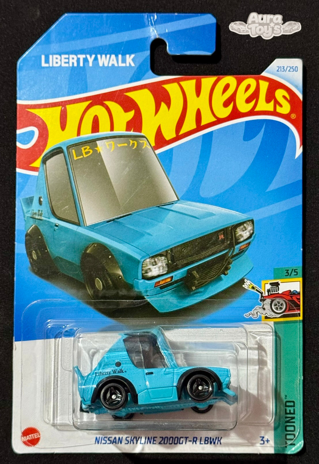 Hot Wheels – Nissan Skyline 2000GT-R LBWK (Azul)