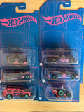 Hot Wheels – Colección Neon Speeders (Rosa/Azul) | Set Completo