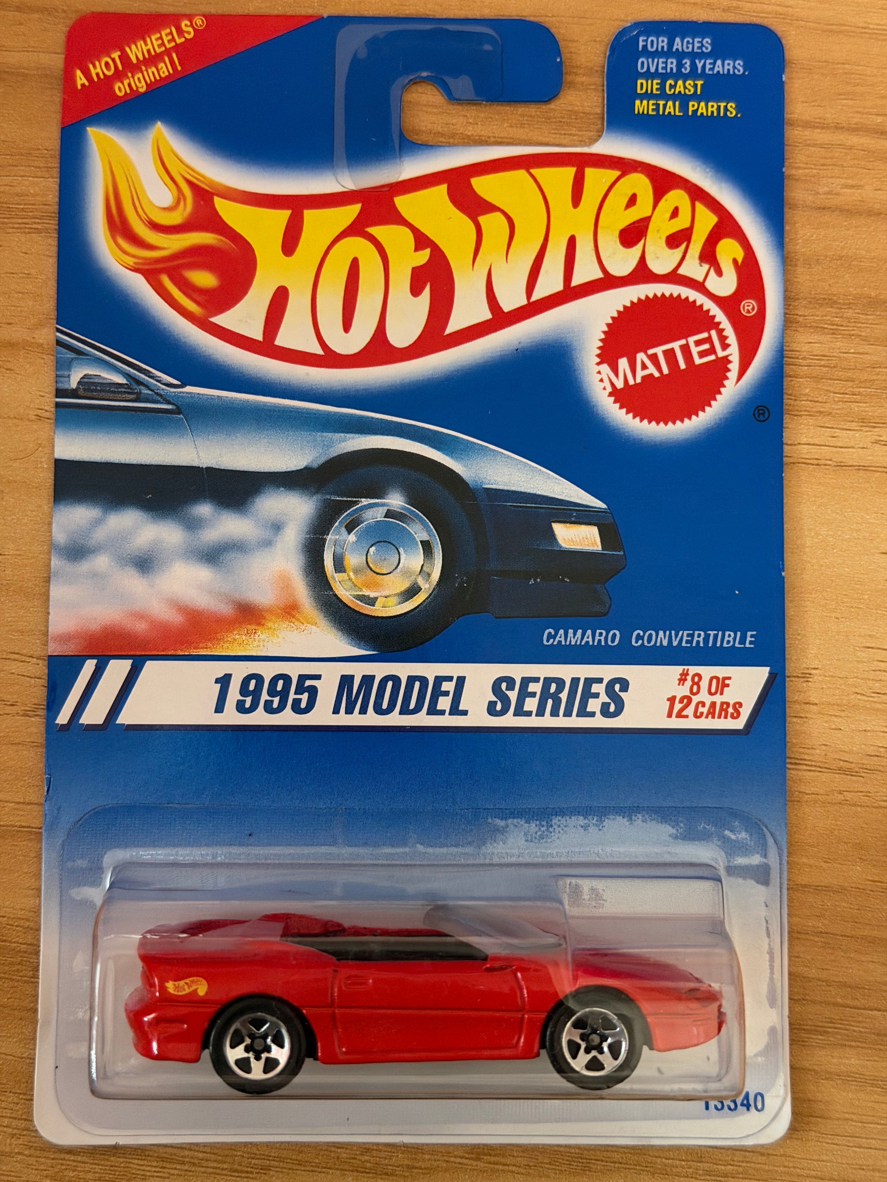 Hot Wheels – Chevrolet Camaro Convertible | 1995 Model Series (Blue Card)