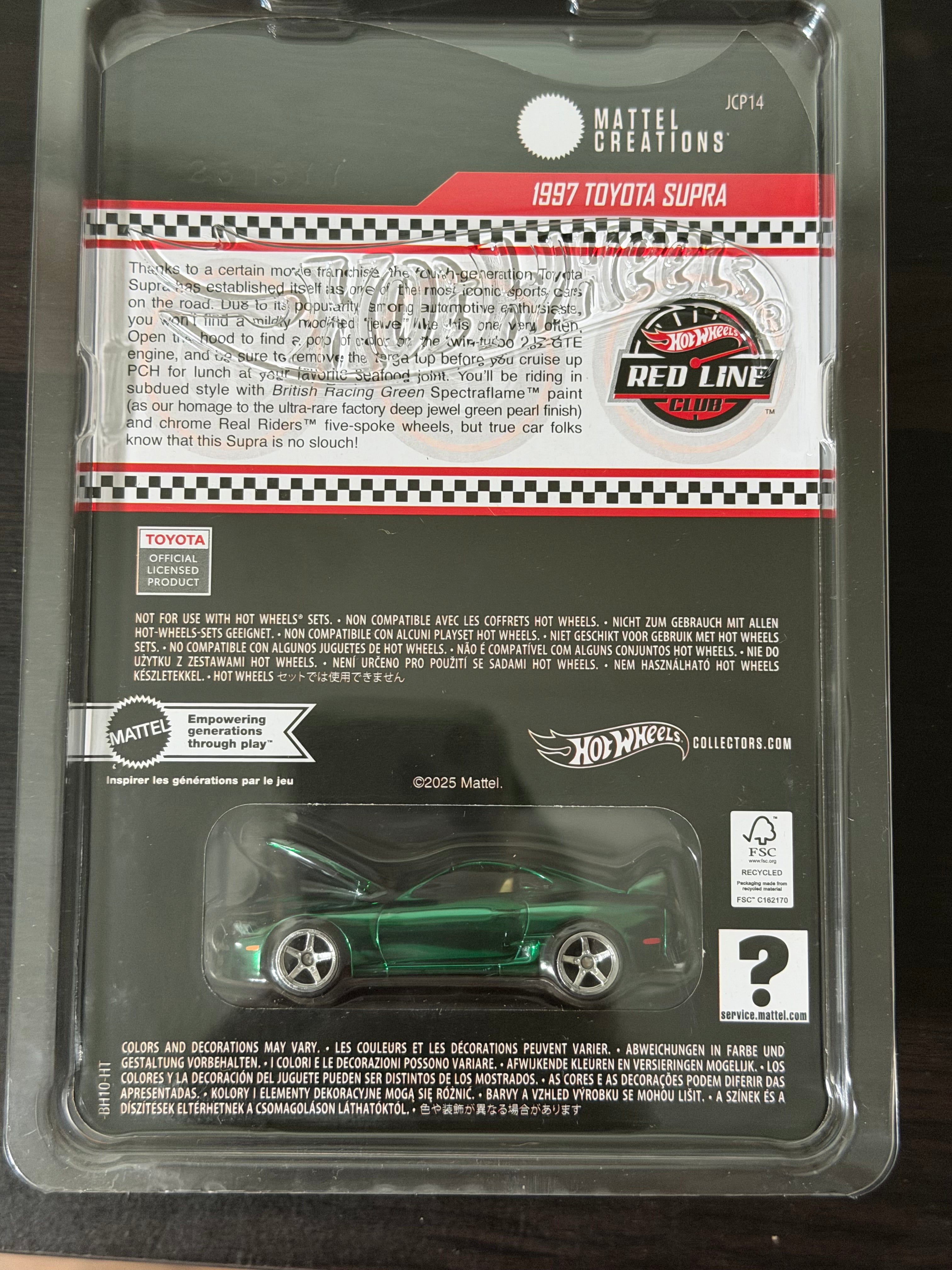 Hot Wheels – ’97 Toyota Supra | Red Line Club