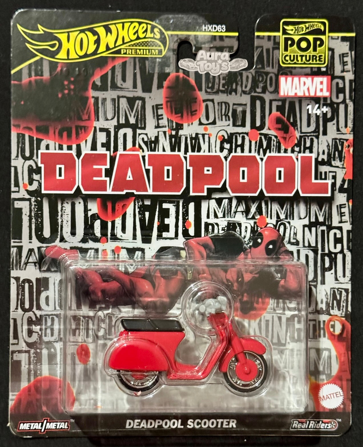 Hot Wheels Premium – Deadpool Scooter | Marvel