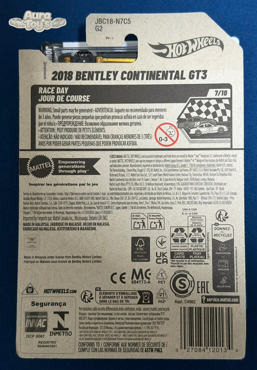 2018 BENTLEY CONTINENTAL GT3