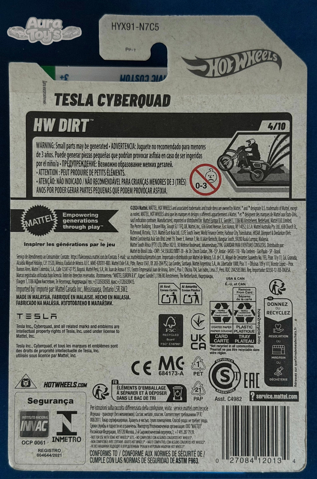 Hot Wheels – Tesla Cyberquad (2025)
