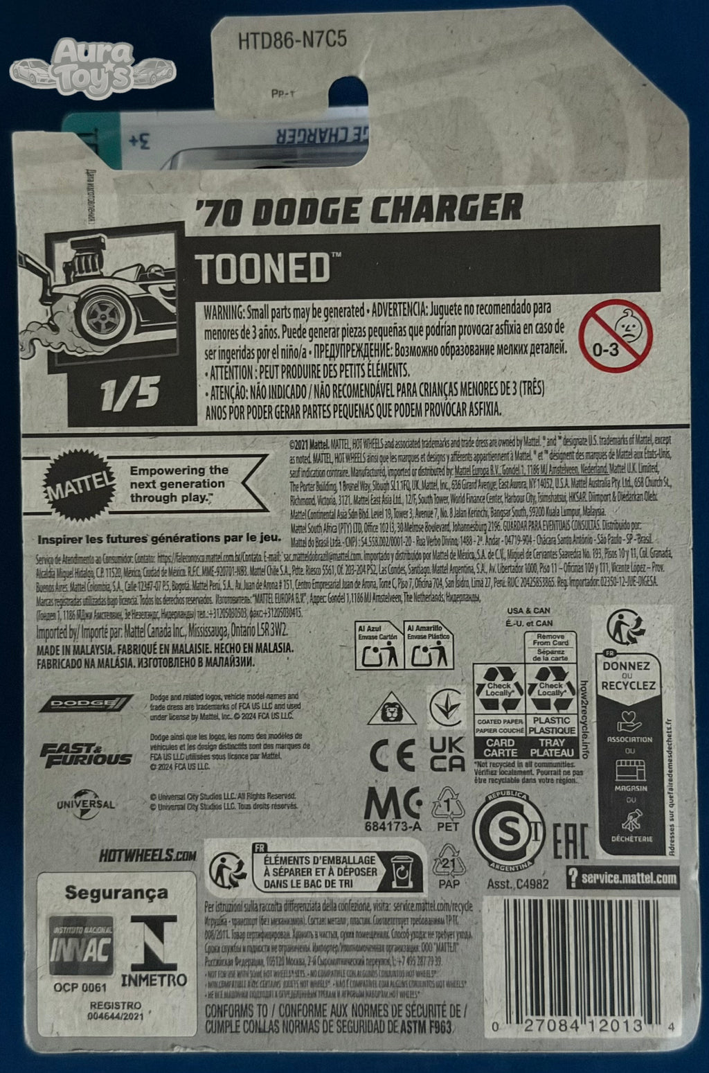 70 DODGE CHARGER TOONED GRIS