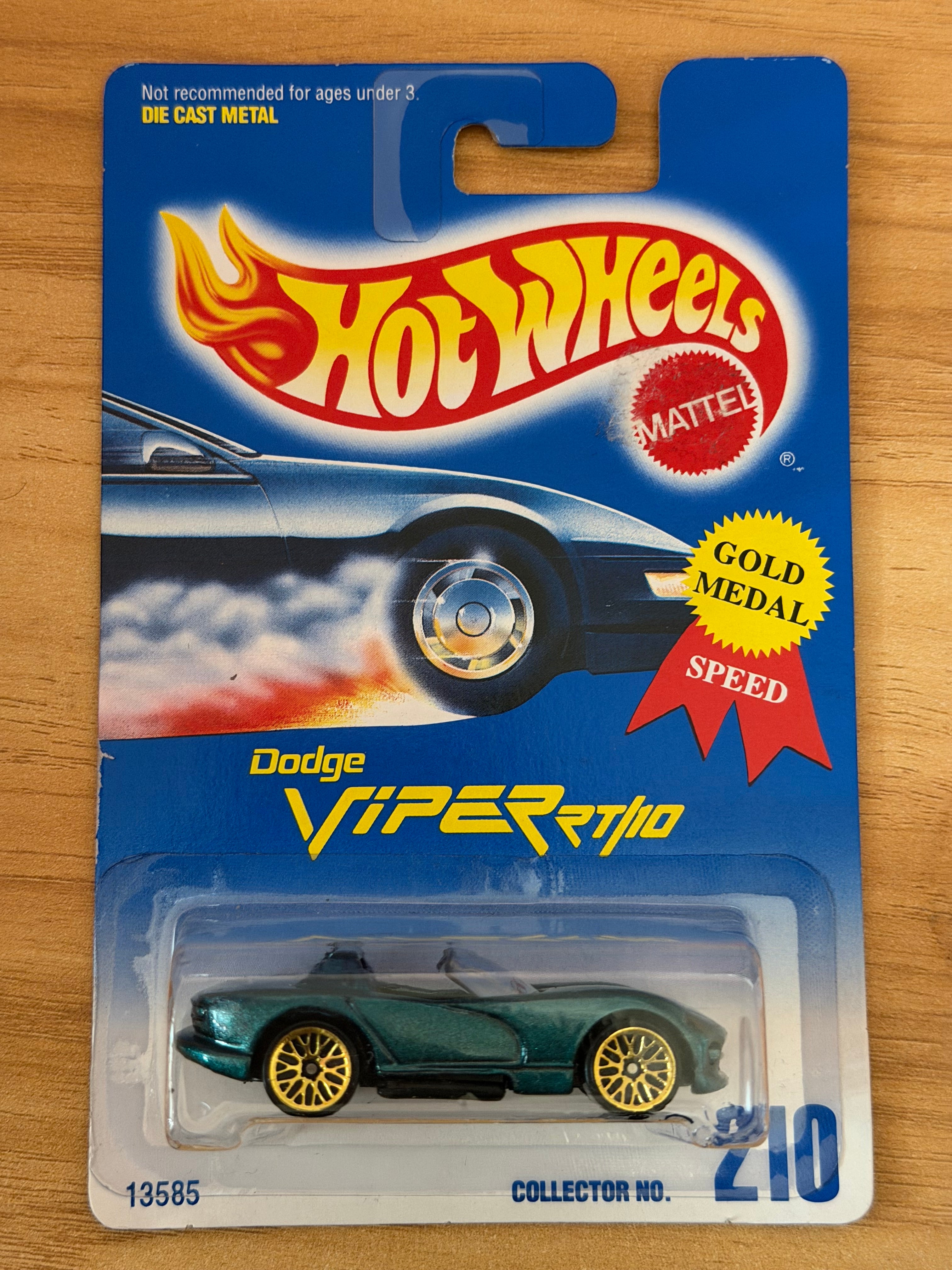 Hot Wheels – Dodge Viper RT/10 | Gold Medal Speed (Blue Card)